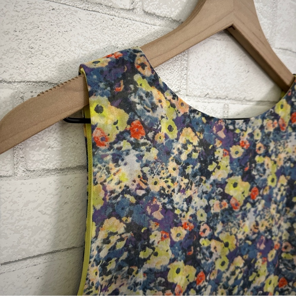 CABI Positano Flowered Layered Tunic Tank Top - Picture 10 of 11